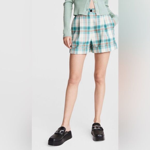 RAG & BONE
Ivy Pleated Plaid Shorts - Picture 1 of 13